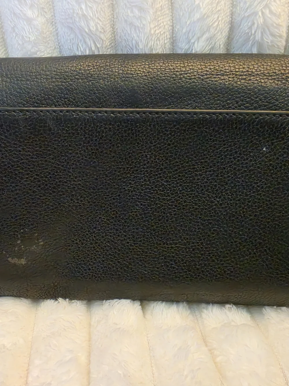 Tory Burch Black Pebbled Leather Crossbody Bag